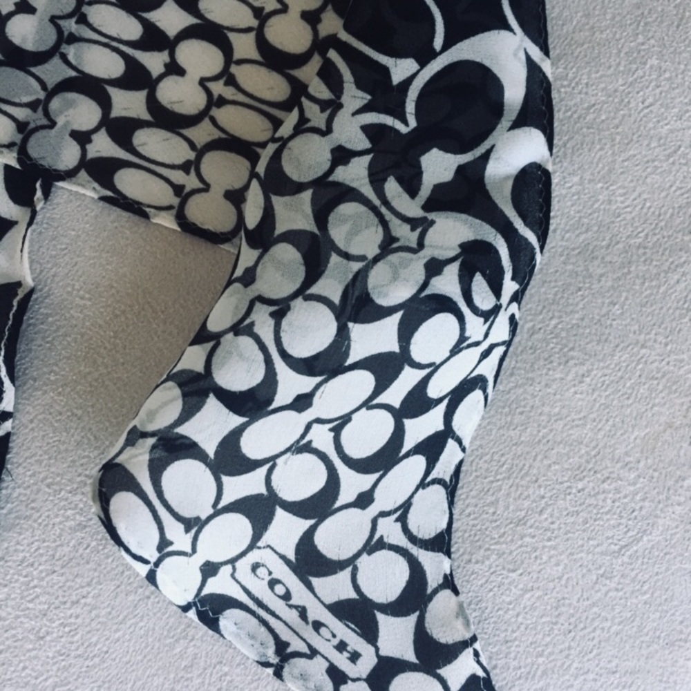 Silk Coach silk rectangular scarf